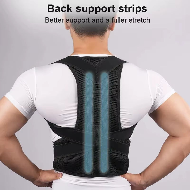 Back Posture Corrector Brace Shoulder Support Belt Upper and Lower Back Pain Relief Improve Spine Clavicle Brace Posture Vest