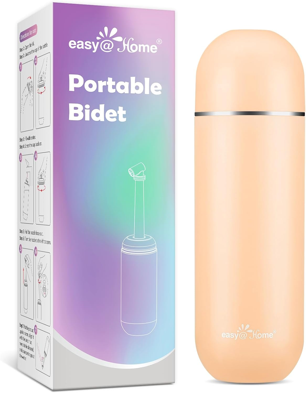 Portable Travel Bidet - Peri Bottle for Postpartum Care Brown